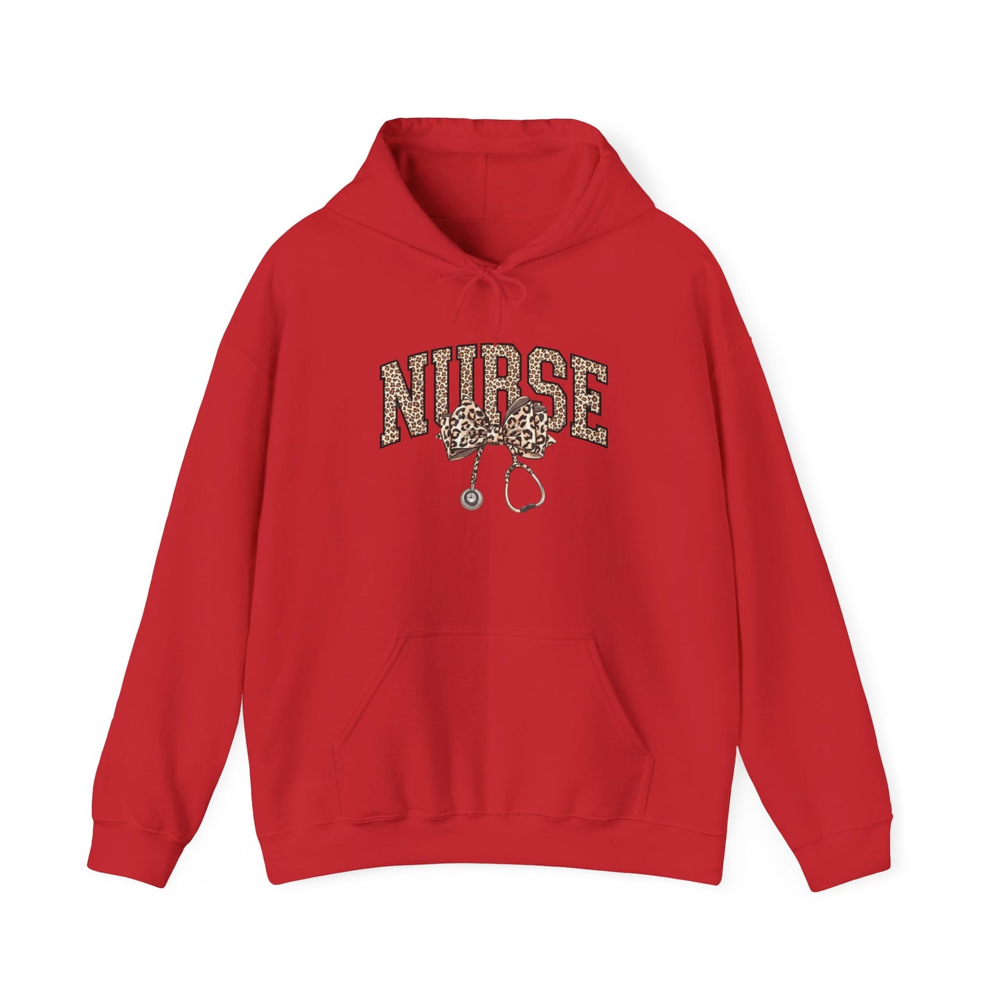 Nurse Leopard Stethoscope Hoodie