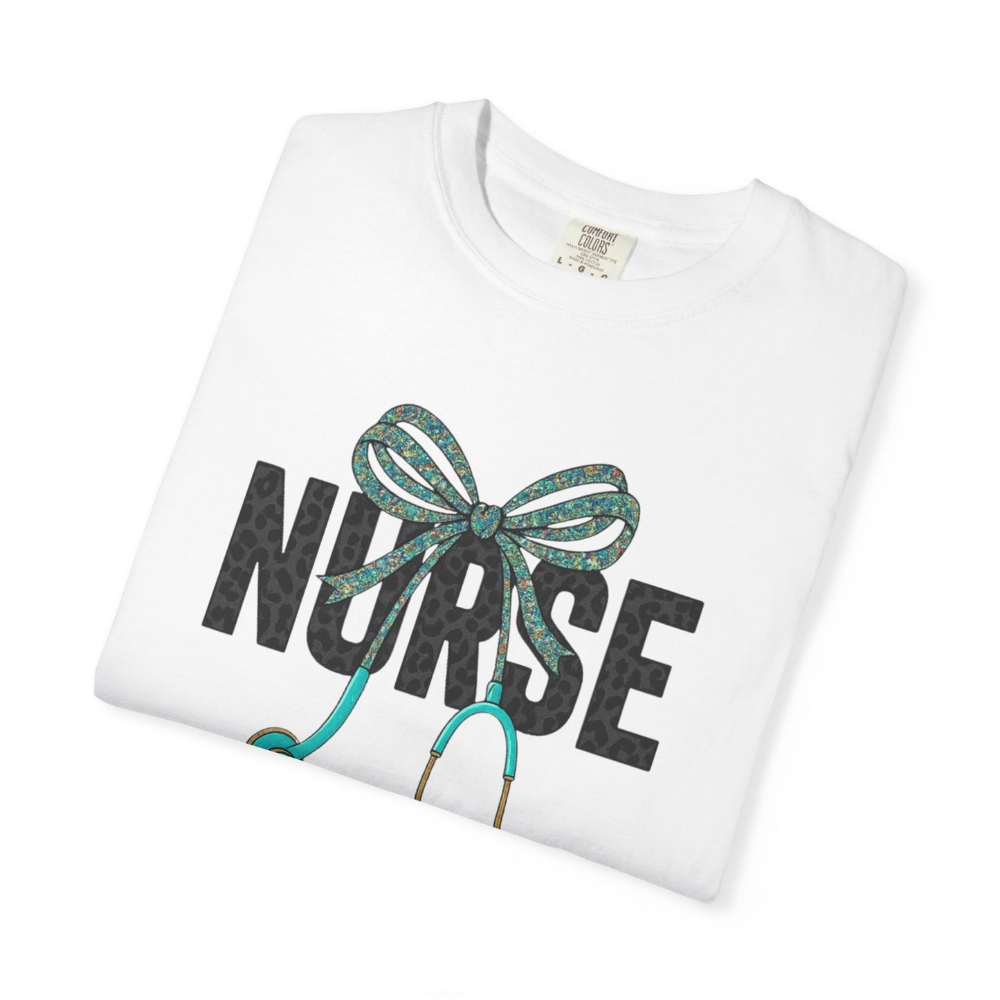 Nurse Stethoscope Bow T-Shirt