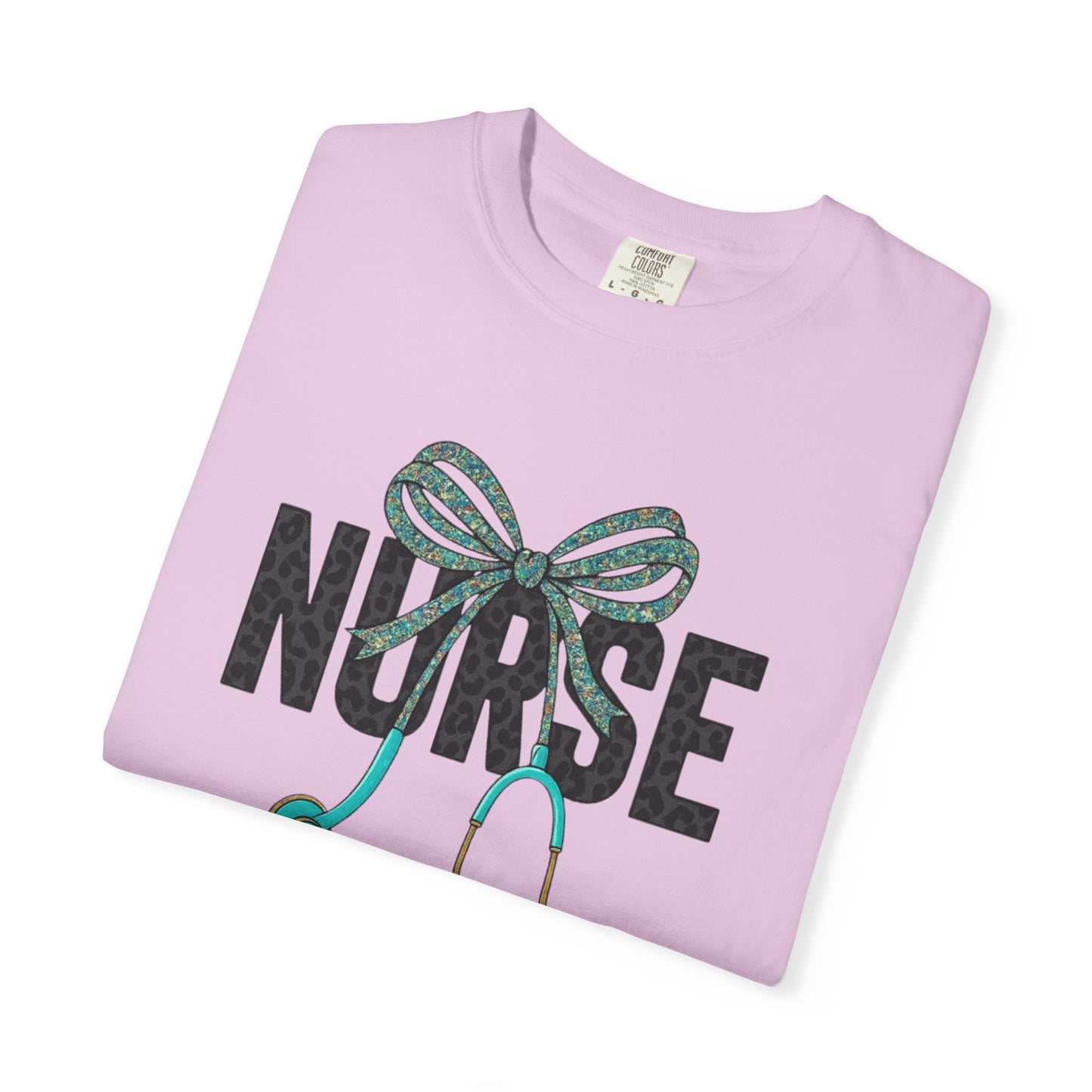 Nurse Stethoscope Bow T-Shirt