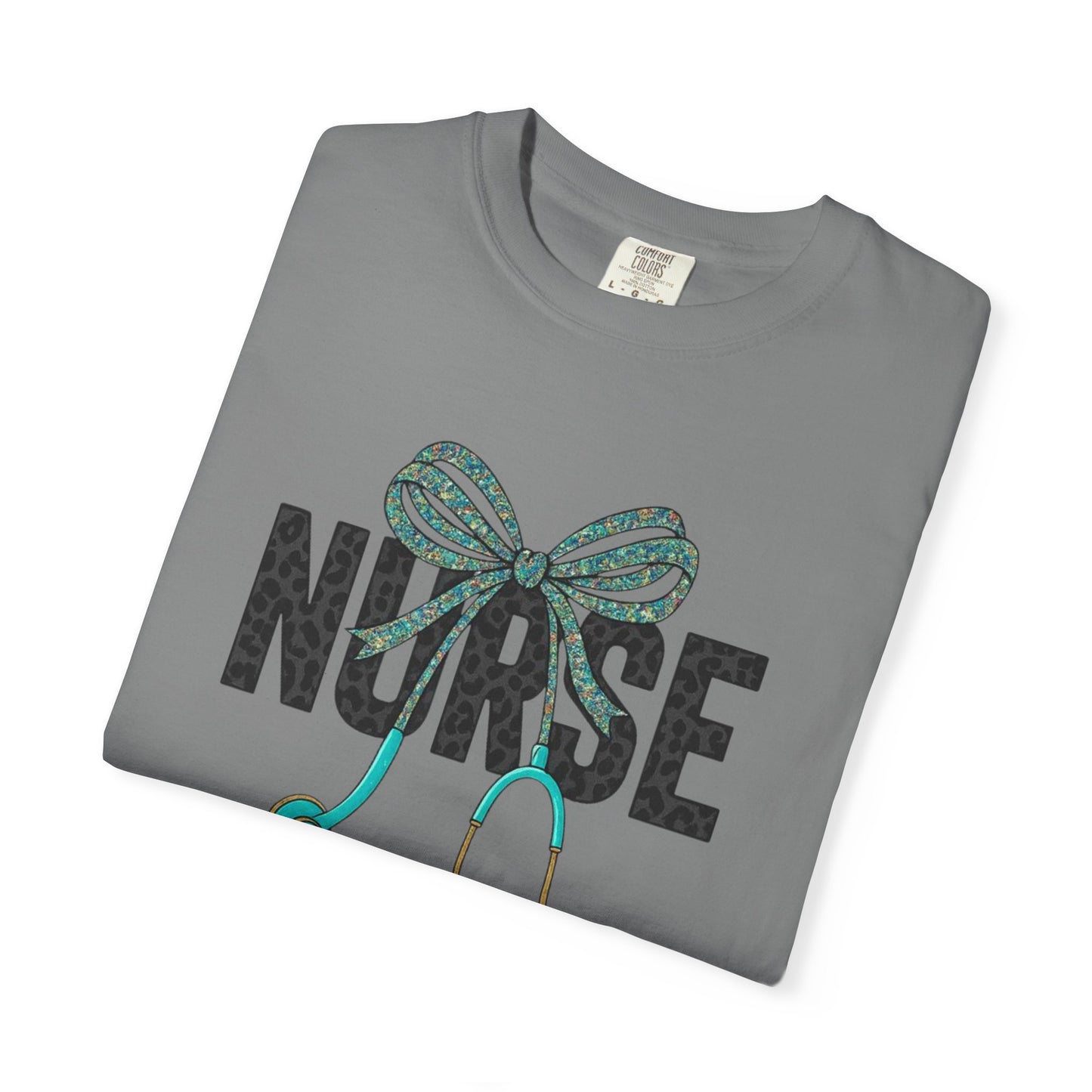 Nurse Stethoscope Bow T-Shirt