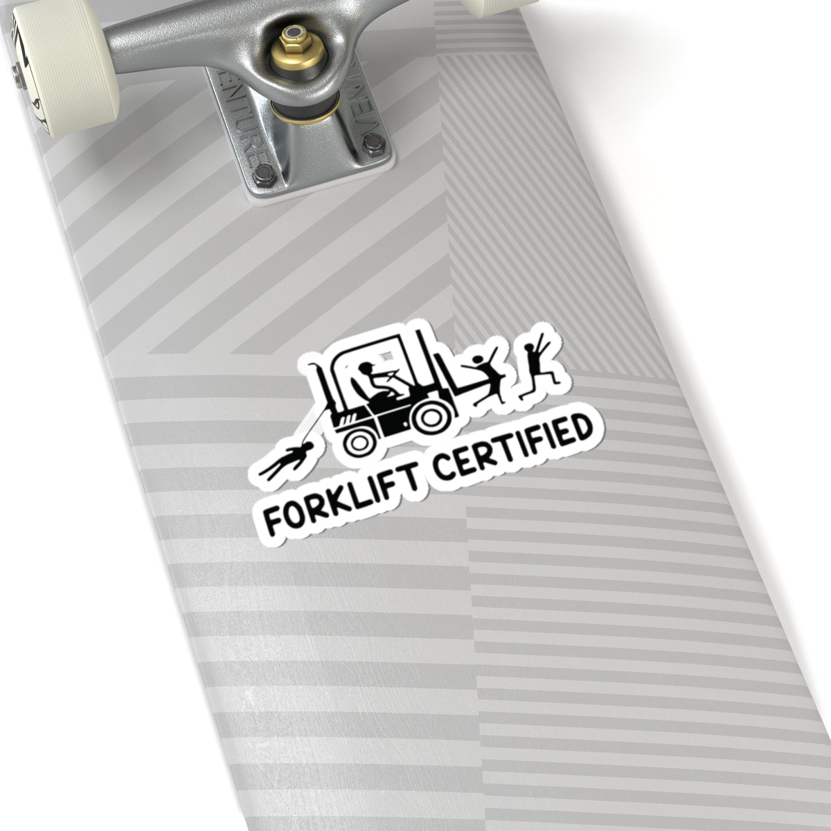 Forklift Certified Sticker | Kiss-Cut Vinyl Decal