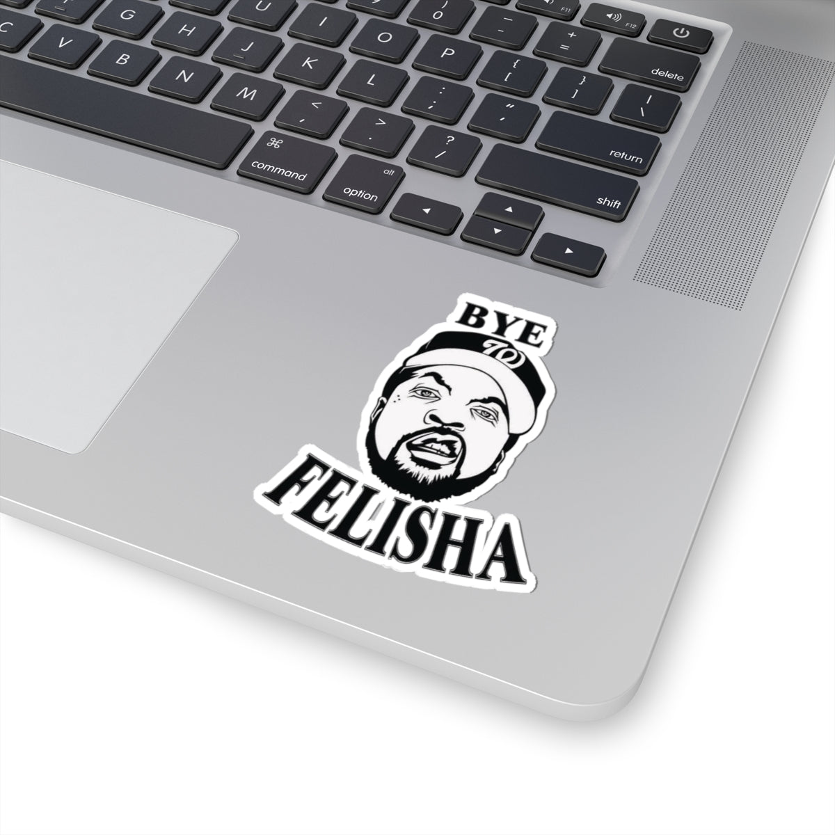 Bye Felisha face illustration Sticker | Kiss-Cut Sticker