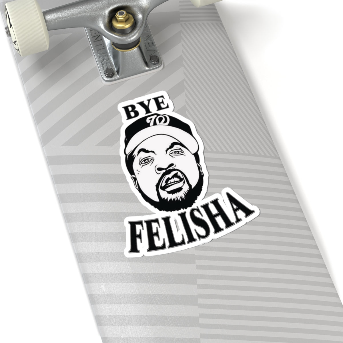 Bye Felisha face illustration Sticker | Kiss-Cut Sticker