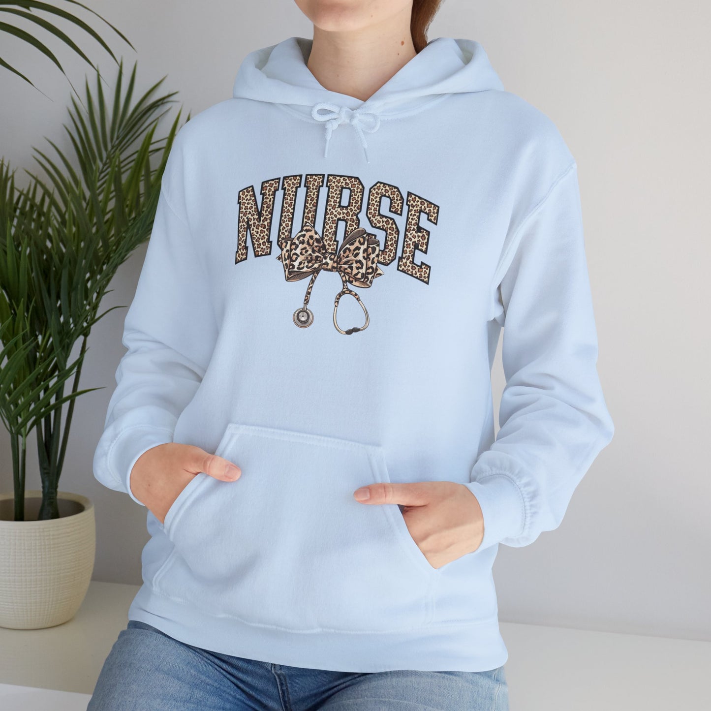 Nurse Leopard Stethoscope Hoodie