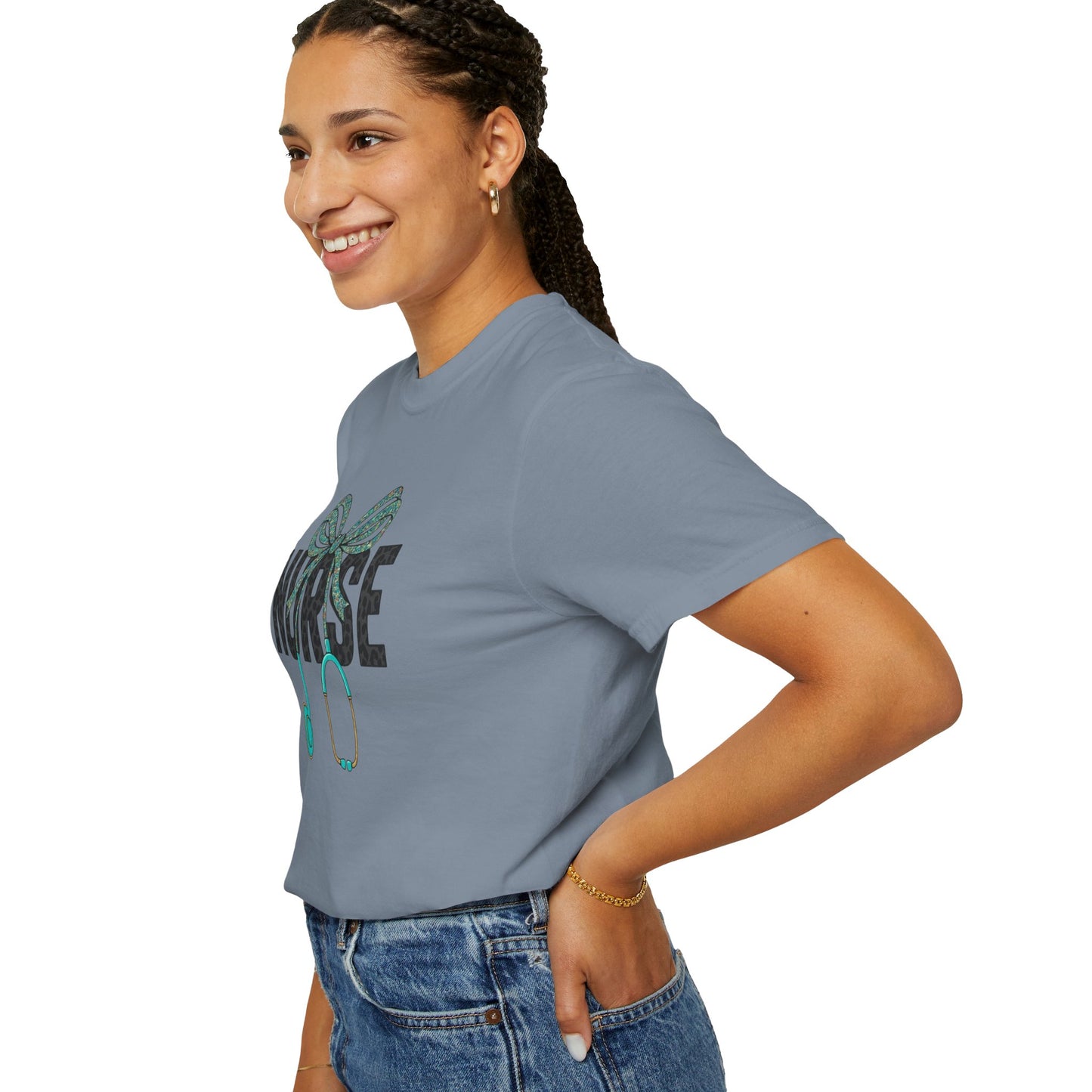 Nurse Stethoscope Bow T-Shirt