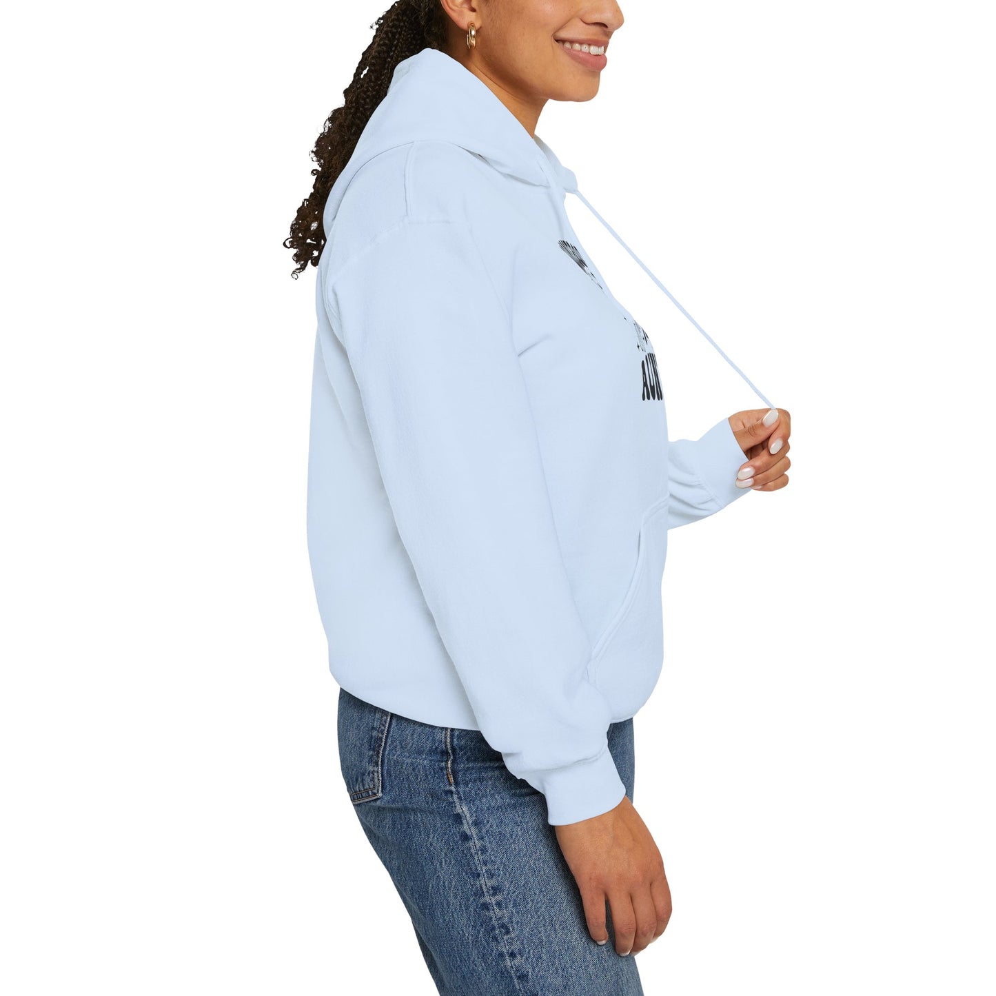 Hoodie — "Somebody's Bomb Ass Auntie" Funny Graphic Hooded Sweatshirt