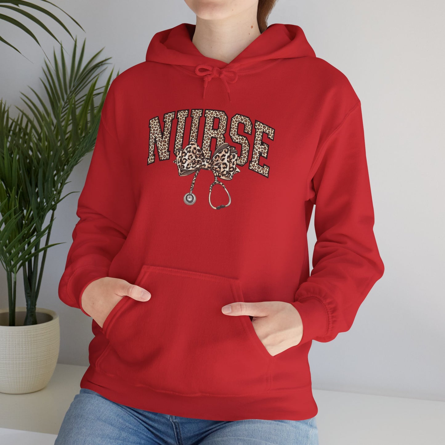 Nurse Leopard Stethoscope Hoodie