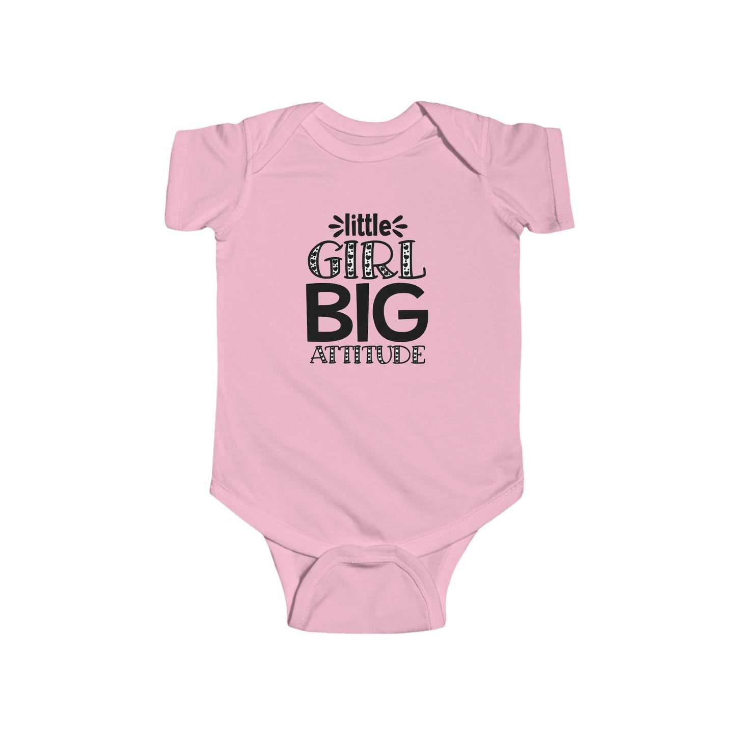 Baby Bodysuit - "Little Girl Big Attitude" Cute Infant Onesie