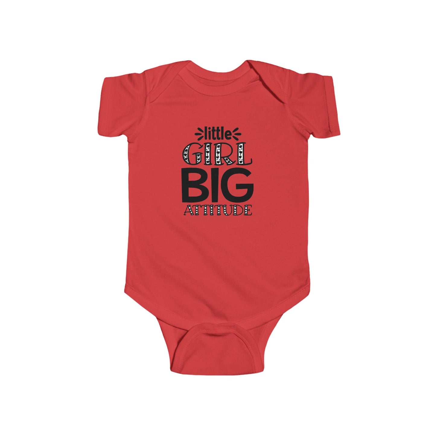 Baby Bodysuit - "Little Girl Big Attitude" Cute Infant Onesie