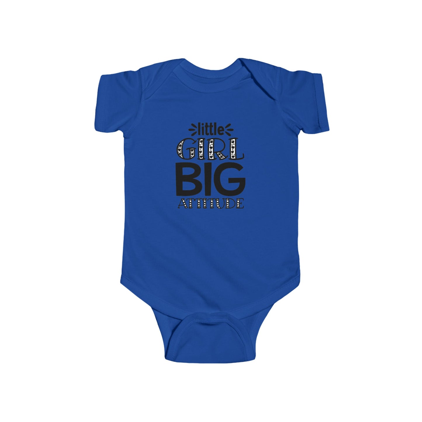 Baby Bodysuit - "Little Girl Big Attitude" Cute Infant Onesie