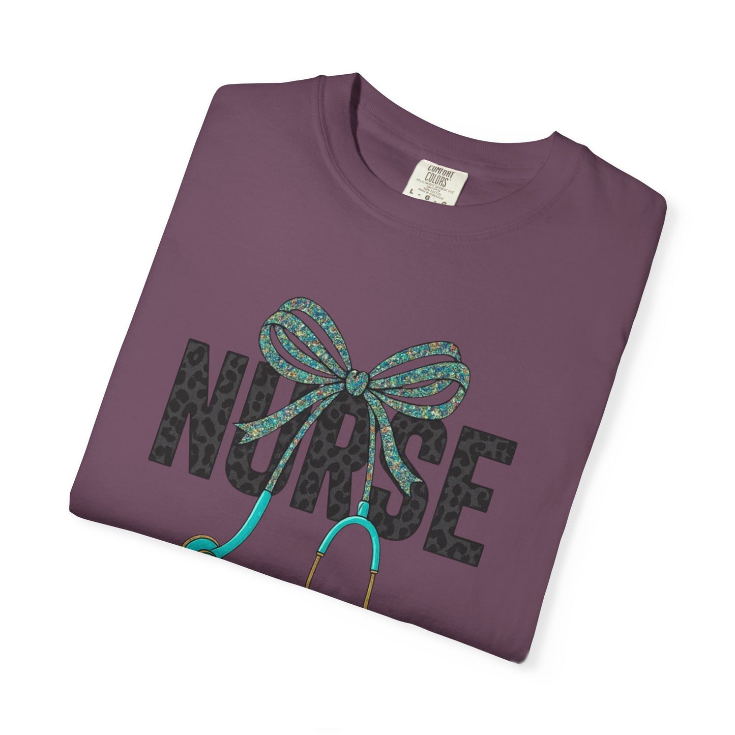 Nurse Stethoscope Bow T-Shirt