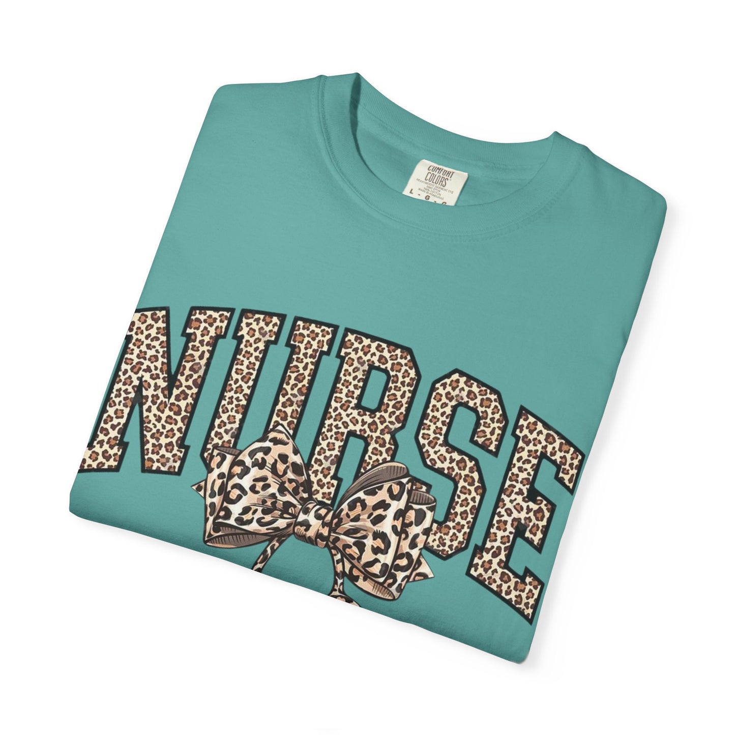 Nurse Leopard Stethoscope T-Shirt