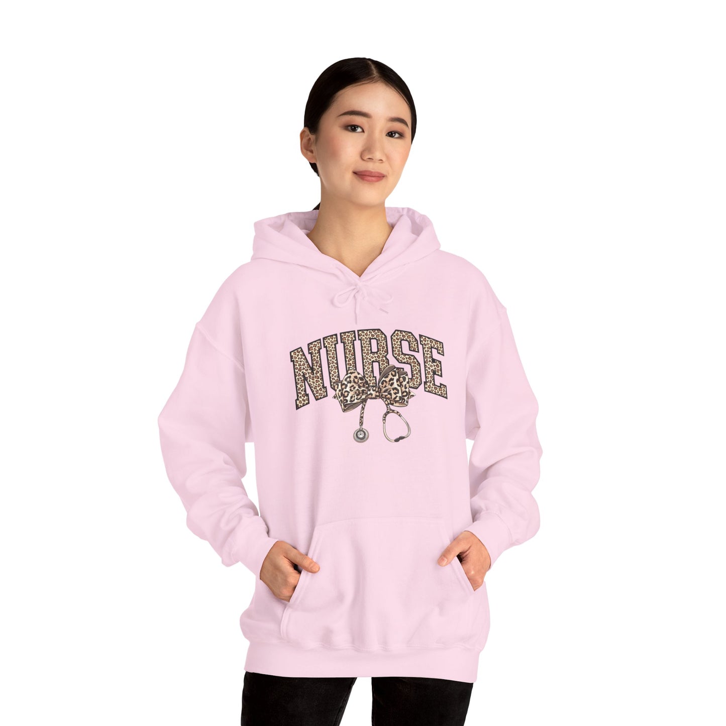 Nurse Leopard Stethoscope Hoodie