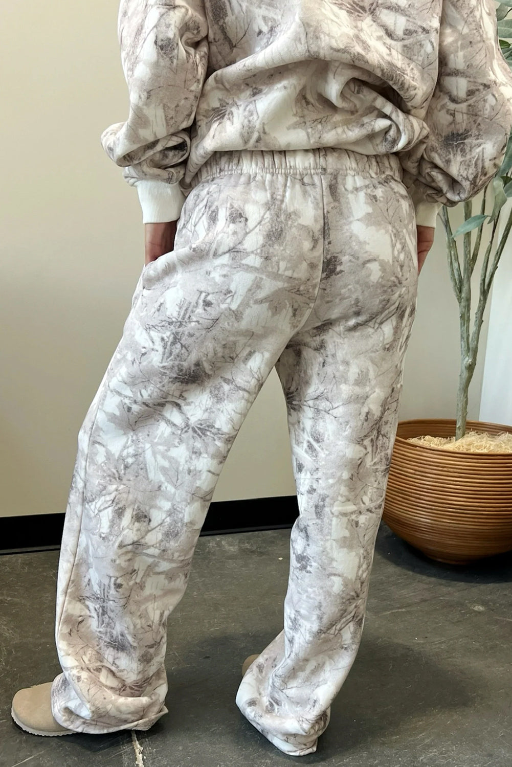 Light Grey Light Woodland Camo Classic Hoodie and Sweatpants Set