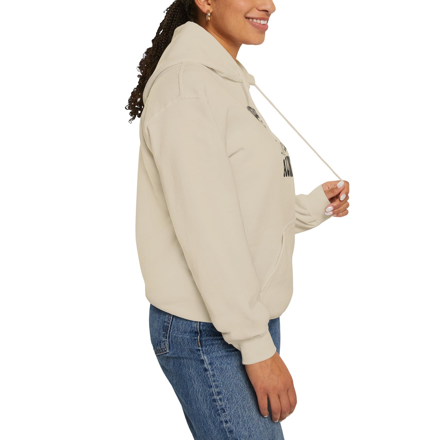 Hoodie — "Somebody's Bomb Ass Auntie" Funny Graphic Hooded Sweatshirt