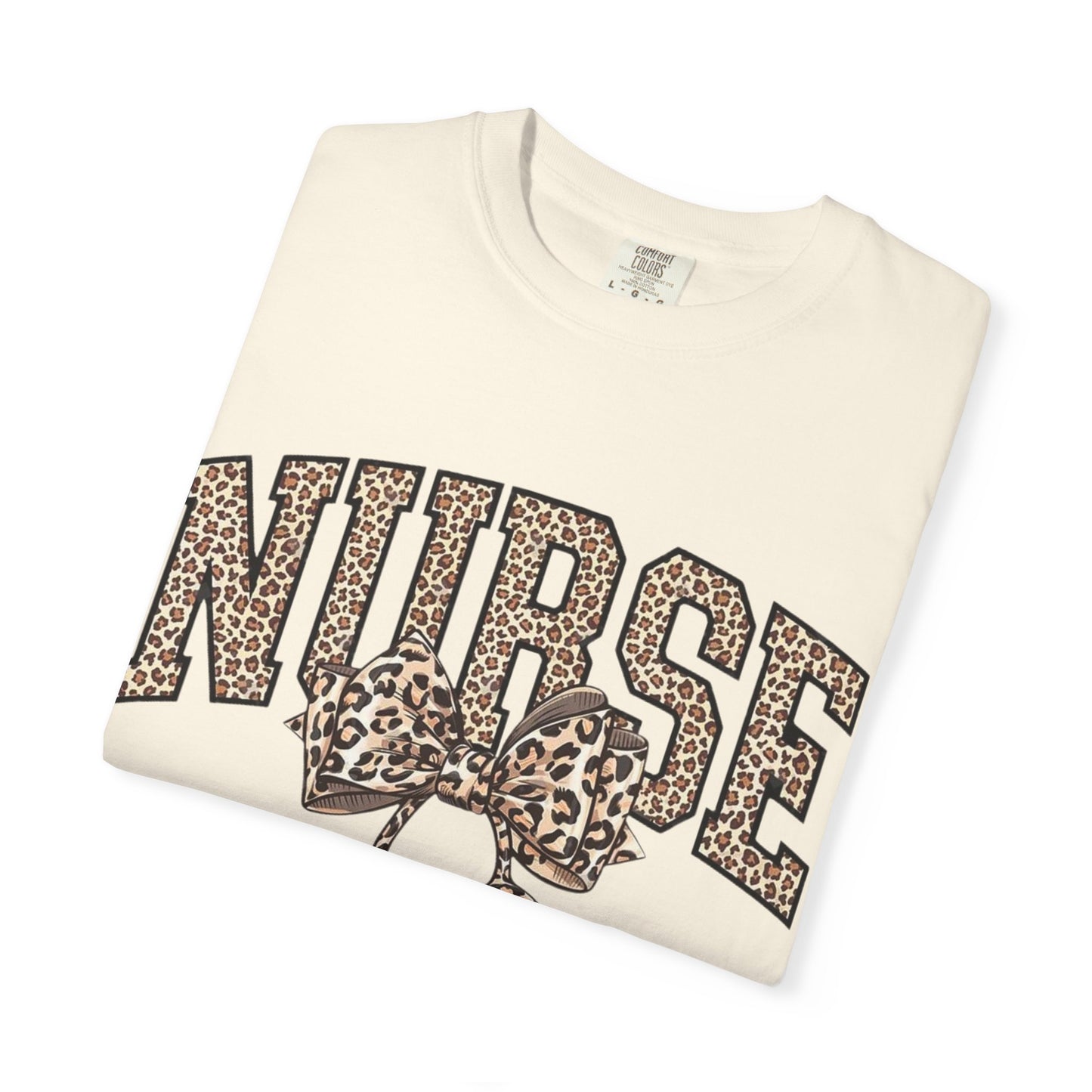 Nurse Leopard Stethoscope T-Shirt