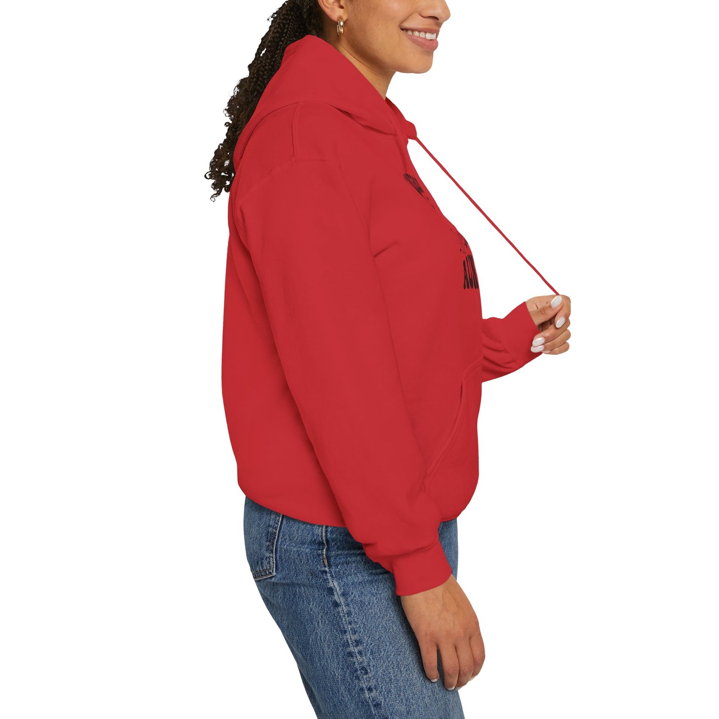 Hoodie — "Somebody's Bomb Ass Auntie" Funny Graphic Hooded Sweatshirt