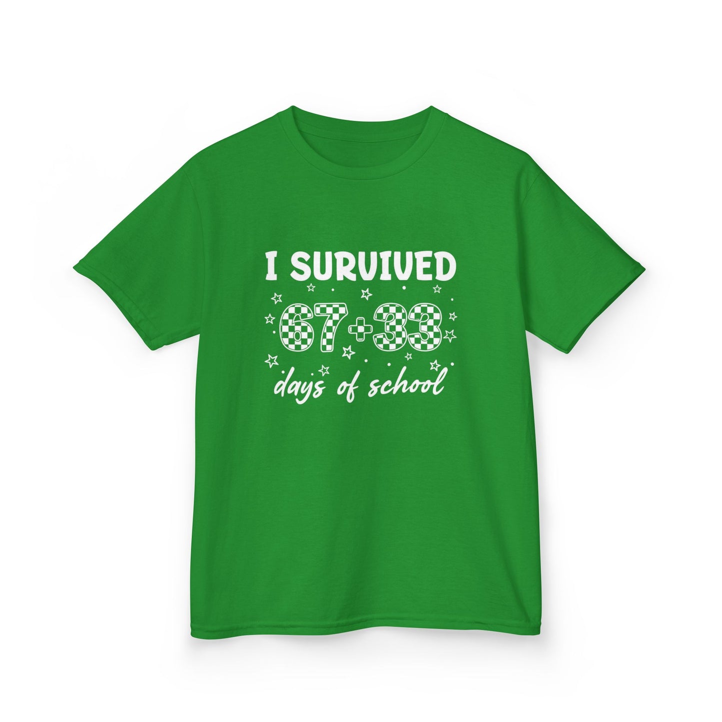 I Survived 100 Days of School T-Shirt | Kids 100th Day School Shirt