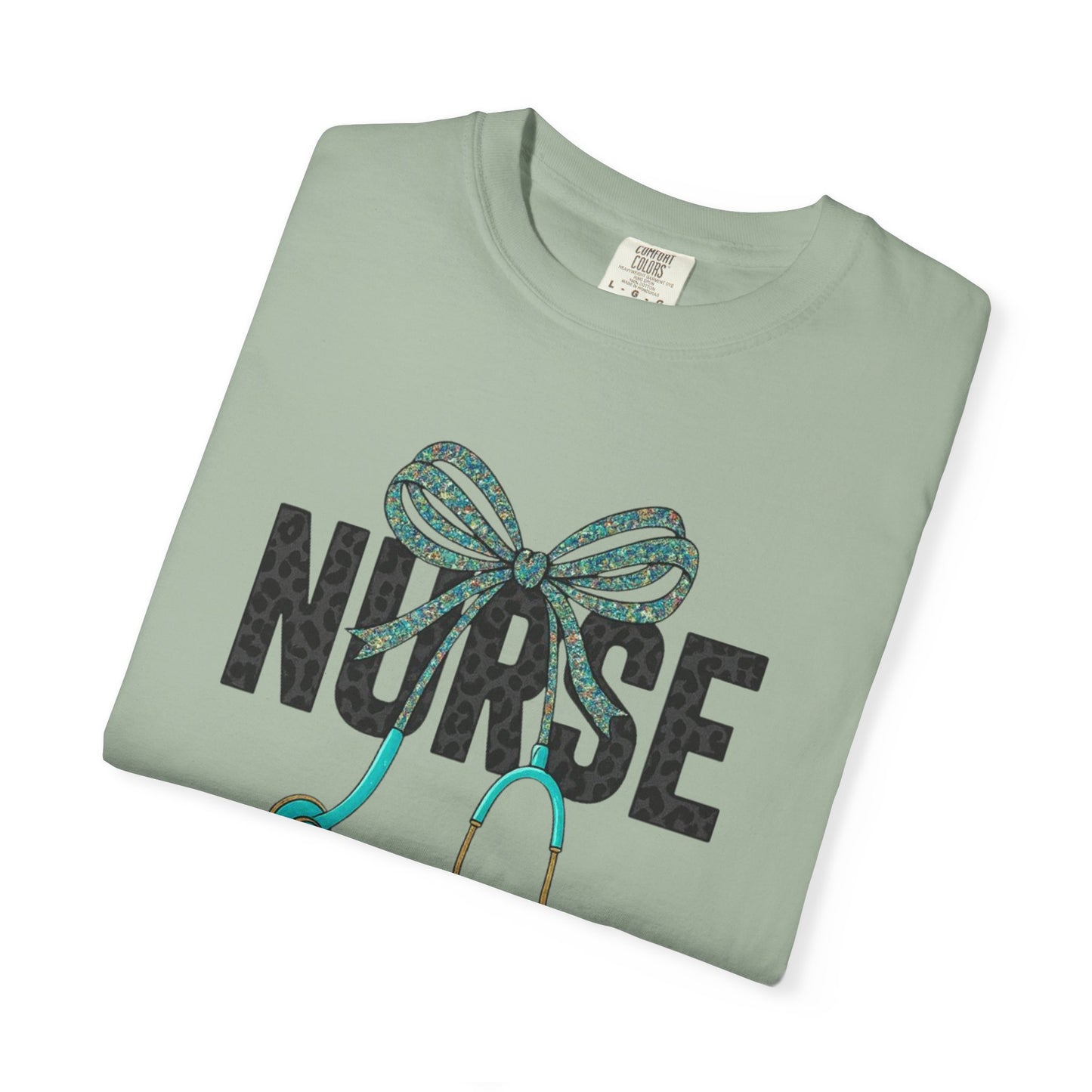 Nurse Stethoscope Bow T-Shirt