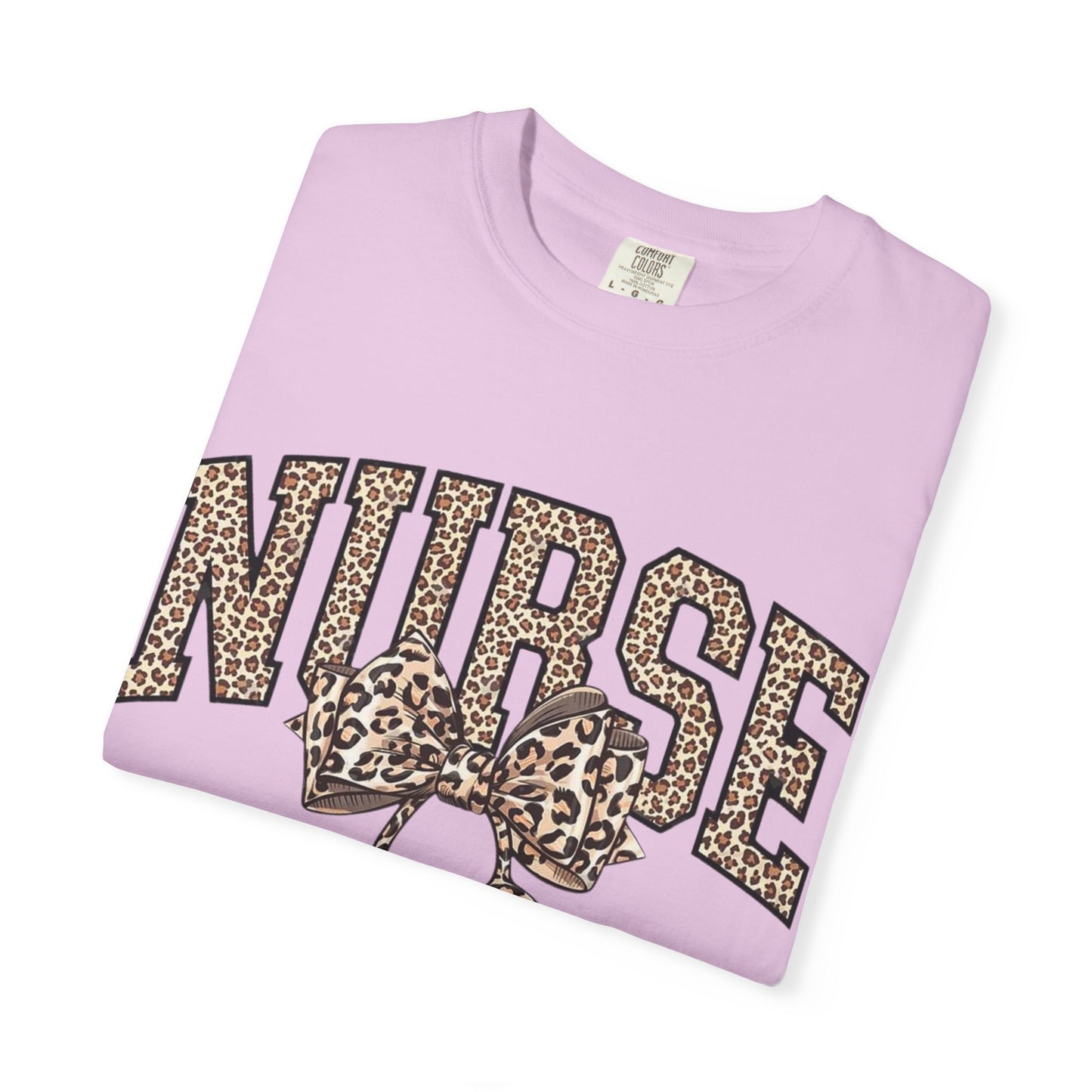 Nurse Leopard Stethoscope T-Shirt