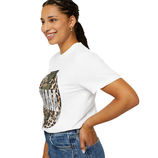 Leopard & Camo Lightning MAMA T-shirt | Mama Graphic Tee