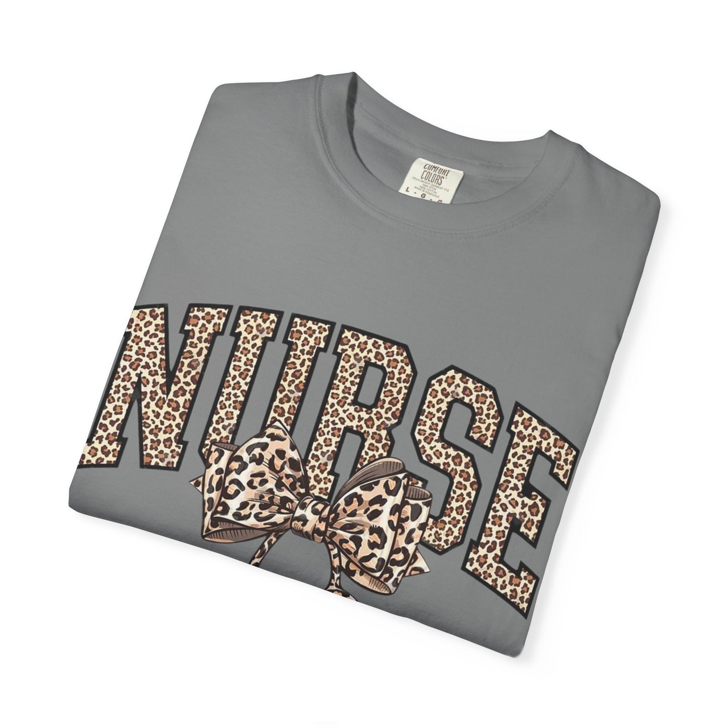 Nurse Leopard Stethoscope T-Shirt