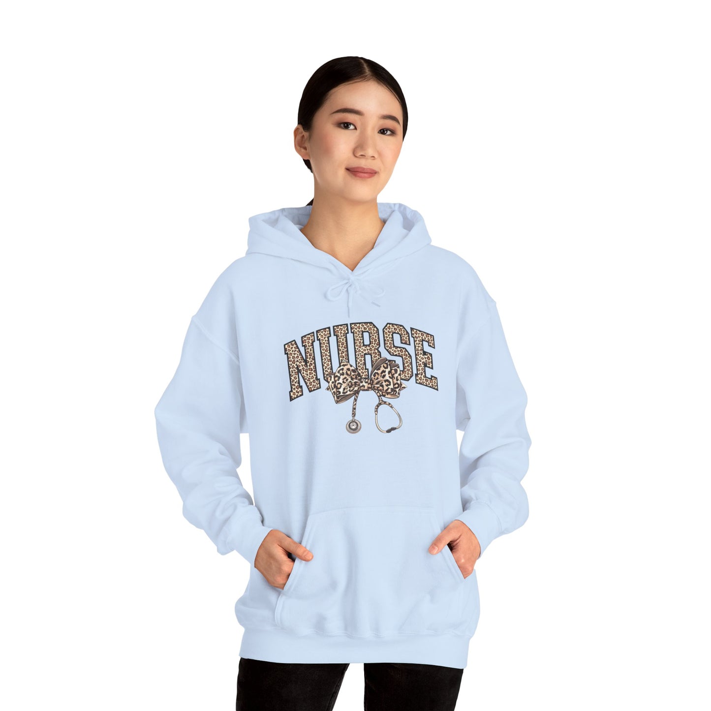 Nurse Leopard Stethoscope Hoodie