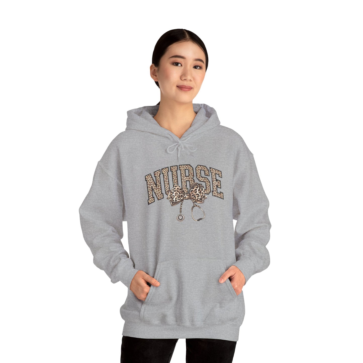 Nurse Leopard Stethoscope Hoodie