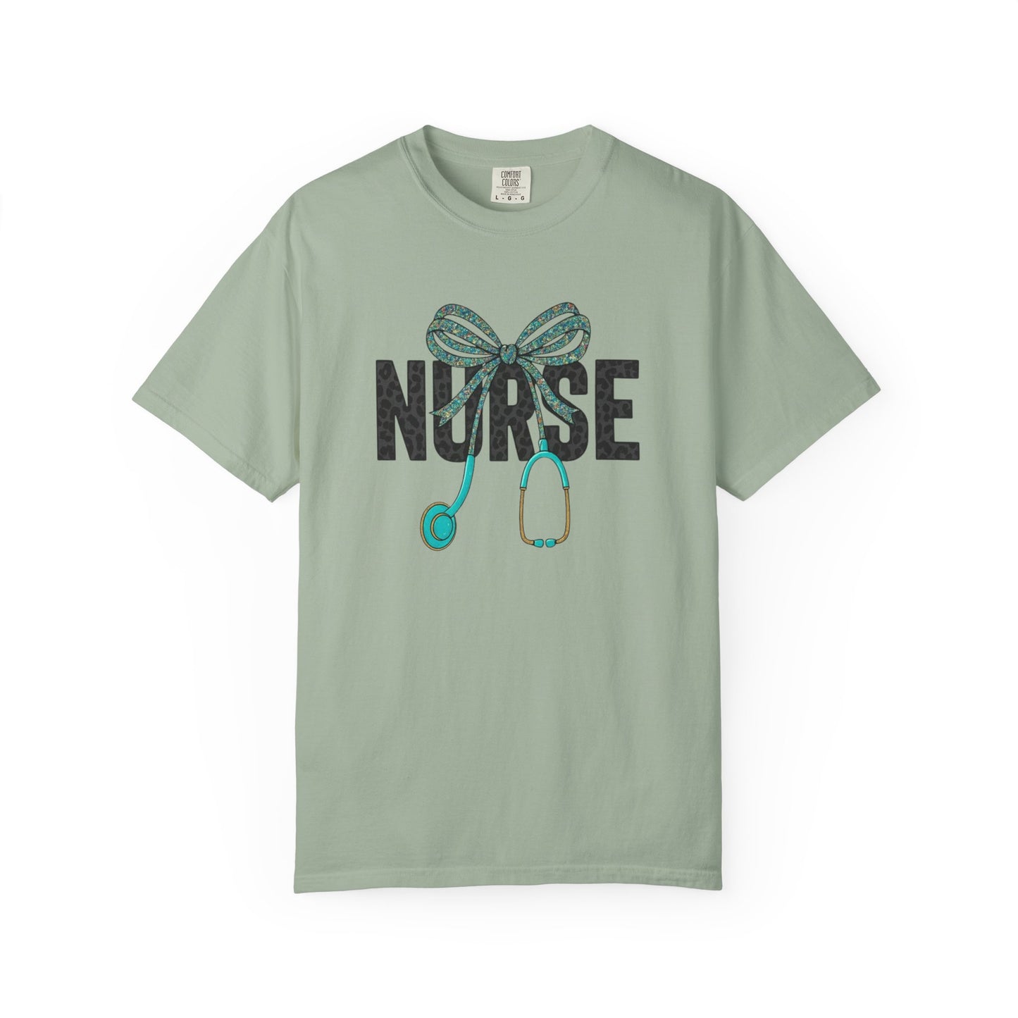 Nurse Stethoscope Bow T-Shirt