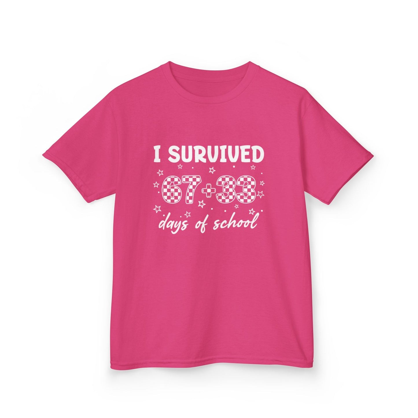 I Survived 100 Days of School T-Shirt | Kids 100th Day School Shirt