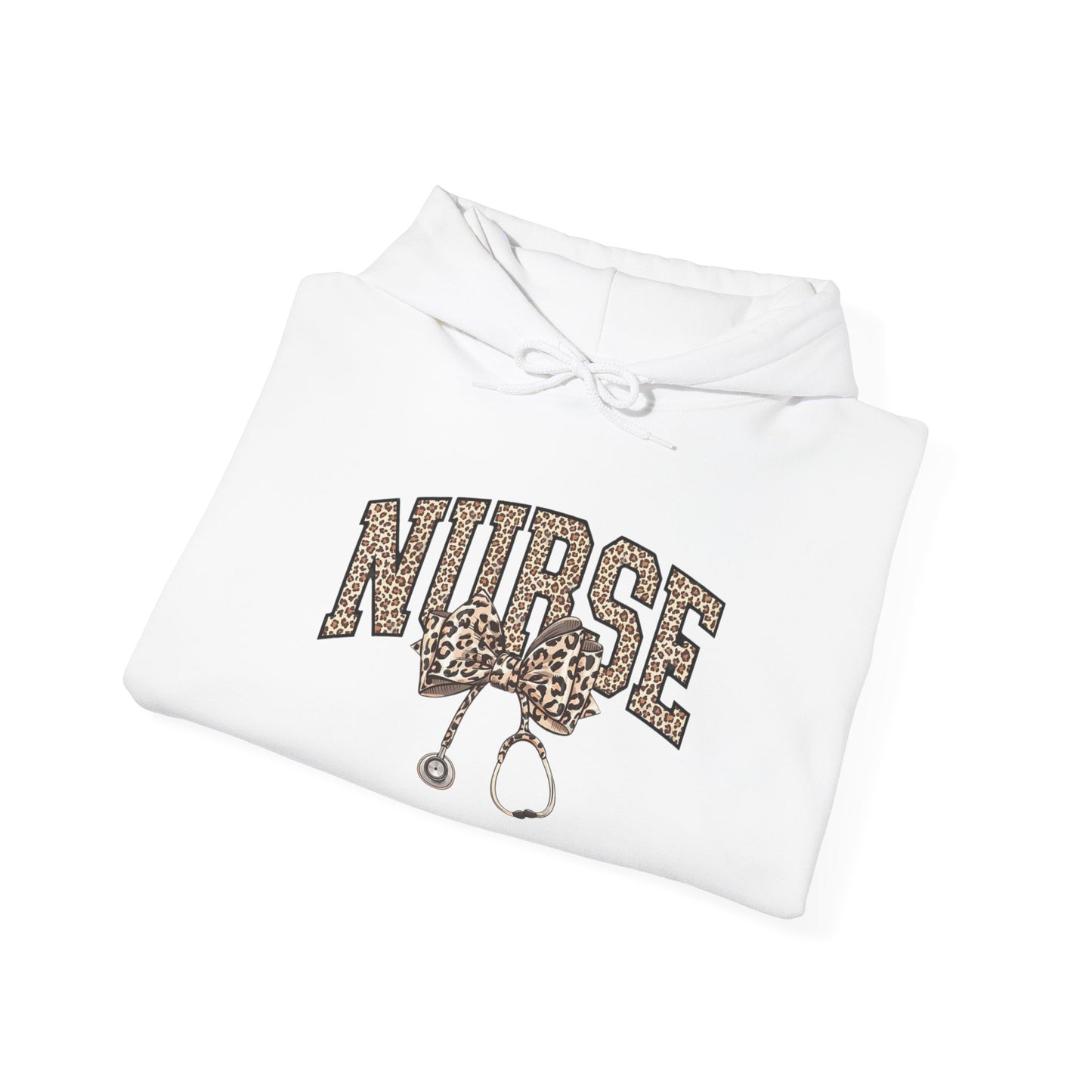 Nurse Leopard Stethoscope Hoodie