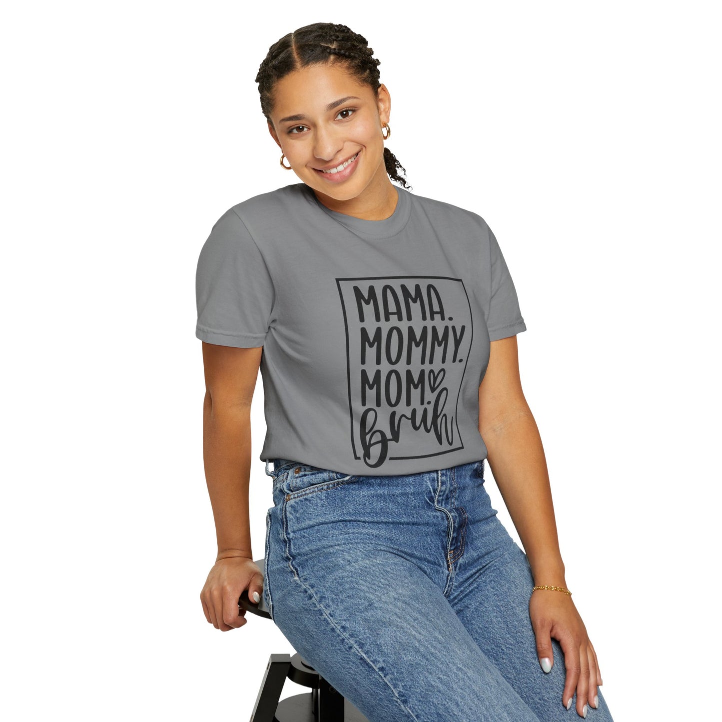 Mommy Mom Bruh T-Shirt — Funny Mama Mom Graphic Tee for New Moms & Mothers' Day